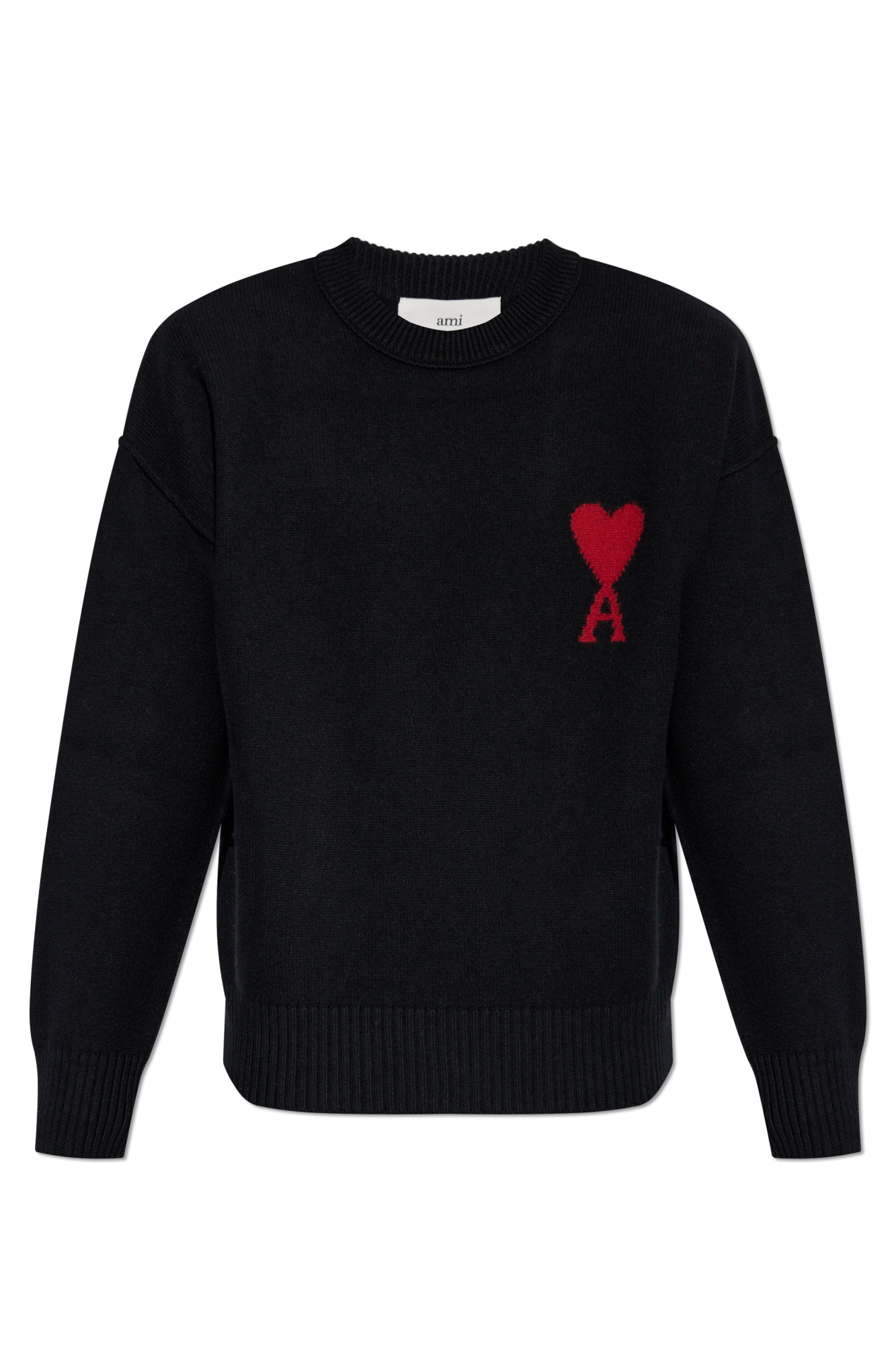 Black Wool sweater Ami Alexandre Mattiussi - Vitkac France